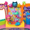 69755 SUN-SPM-FİGÜR OYUN SET GABBY S DOLLHOUSE ÇATI KATI PATEN PARTİSİ