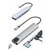 8 Port Çoklayıcı Macbook Ile Uyumlu Çoğaltıcı TypeC dönüştürücü TF SD kart