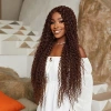 Afro Daa Fiber Sen Tül Peruk / Açık Kahve