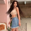 Afro Daa Fiber Sen Tül Peruk / Kahverengi