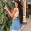 Afro Daa Fiber Sen Tül Peruk / Kahverengi
