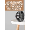 Akıllı Saat Çelik Kordon Çağrı Cevaplama Amoled Ekran Titreşimli Uyku ve Sağlık Takibi Yeni Nesil
