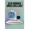 Akıllı Saat Çelik Kordonlu Amoled Ekran Android ve İOS Uyumlu Çağrı Cevaplayabilen Yeni Nesil