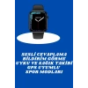 Akıllı Saat Nabız Ölçebilen Adımsayar Kalori Hesaplama Tema Değiştirme GPS Uyumlu