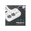 Akım Korumalı 2’li Ayrı Anahtarlı Priz, 2x Priz, 3x Usb, 1x Type-c, 2 Mt Kablo, Hızlı Şarj