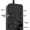 Akım Korumalı 4’lü Priz 2xusb 2xtype-c Çıkış Yüksek Gerilim Koruma Priz Çoğaltıcı