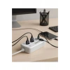  akım Korumalı Priz Ve Masaüstü Şarj İstasyonu Kablosuz 3 Priz ,4 Usb, 2 Type-c Girişli 2 Metre
