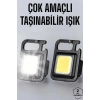 Anahtarlık Çok Amaçlı Mıknatıslı Taşınabilir Işık Led Şarjlı