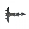 Antika Tarz Dekoratif Pirinç Kuyruklu  Menteşe - 147x193 Mm, Oksit