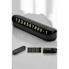 Araba Park Numaratörü Araç İçi Numaralık Değiştirilebilir Çevirmeli Mini
