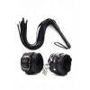 kapsulavm Deri Bileklik Kırbaç Harness Set