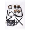kapsulavm Deri Harness Leopar Set