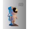Astronot Yıldız Projeksiyon Lambası 8 Efektli Uzaktan Kumandalı Gece Işığı