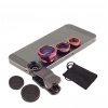 Balık Gözü Lens Fish Eye 3 Wide Geniş Açılı Makro Telefon Lensi