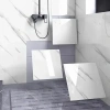 BEYAZ MERMER DESENLİ ALÜMİNYUM PLASTİK DUVAR STİCKER (30*30)