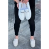 Beyaz Triko Babet Erkek Casual Ayakkabı