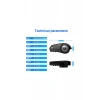 Bt35 Kask Kulaklık Bluetooth 5.0 Motosiklet Interkom Su Geçirmez Kablosuz Kulaklık