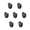 Büyük Tekli Fincan Askı, Dekor Askısı - Siyah, 100 Adet, 12x23x30 Mm
