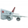 Çek Bırak Metal Yolcu Uçağı - 21 cm - Büyük Boy - 1 ADET