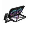 Çift Fanlı Laptop Soğutucu RGB Işıklı Sessiz Notebook Standı