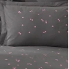 Çift Kişilik Poplin Premium Nakışlı Nev Spring Gri