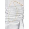 CM 14K Gold Renk İnce Kuşgözü Zincir Model 60 cm Kadın Kolye