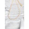 CM 14K Gold Renk Kuşgözü Zincir Model 60 cm Kadın Kolye