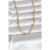 CM 14K Gold Renk Topçuk Model 60 cm Kadın Kolye