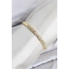 CM Arpa Model Zirkon Taşlı VIP Seri Gold Renk Pirinç Kadın Bileklik