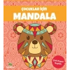 Çocuklar İçin Mandala - Turuncu