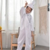 Çuk Tşan Kostümü Beyaz Renk 6-7 Yaş 120 cm