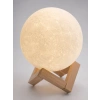 Dekoratif 3D Ay Işığı Masa Lambası Hediyelik Atmosfer Aydınlatması
