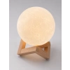 Dekoratif 3D Ay Işığı Masa Lambası Hediyelik Atmosfer Aydınlatması