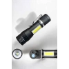 El Feneri Led USB Şarjlı Zoom Mini Led Işık Acil Durum Feneri