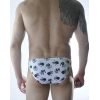 Erkek El Desenli Slip İç Çamaşırı