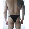 Erkek Siyah Lame Brazillian Slip İç Çamaşırı