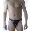 Erkek Siyah Lame Brazillian Slip İç Çamaşırı
