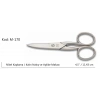 Europe Kalın Nakış Makası Süper Kalite No:4.5 11,43 Cm