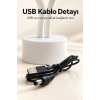 Flamingo LED Lamba USB Kablolu Beyaz Gövdeli