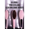 Fön Tarağı Saç Düzleştirici Sıkı Dişli Isı Ayarlı Elektriklenme Karşıtı