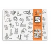 Funny Mat Alfaba & Sayılar 25X35Cm 2Li Paket Beyaz Seri