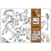 Funny Mat -  Atlar 33,5x48cm
