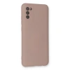 Galaxy A03s Kılıf Nano İçi Kadife  - Pudra