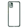 Galaxy A71 Kılıf Miami Şeffaf  - Koyu Yeşil