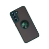 Galaxy S21 Fe Kılıf Montreal Yüzüklü  Kapak - Yeşil