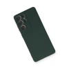 Galaxy S21 Ultra Kılıf Nano İçi Kadife  - Koyu Yeşil