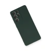Galaxy S21 Ultra Kılıf Nano İçi Kadife  - Koyu Yeşil