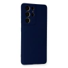 Galaxy S21 Ultra Kılıf Nano İçi Kadife  - Lacivert