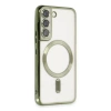 Galaxy S22 Kılıf Kross Magneticsafe Kapak - Koyu Yeşil