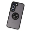 Galaxy S23 Kılıf Montreal Yüzüklü  Kapak - Siyah